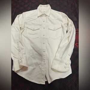 rag & bone button down shacket in ecru
Size XS